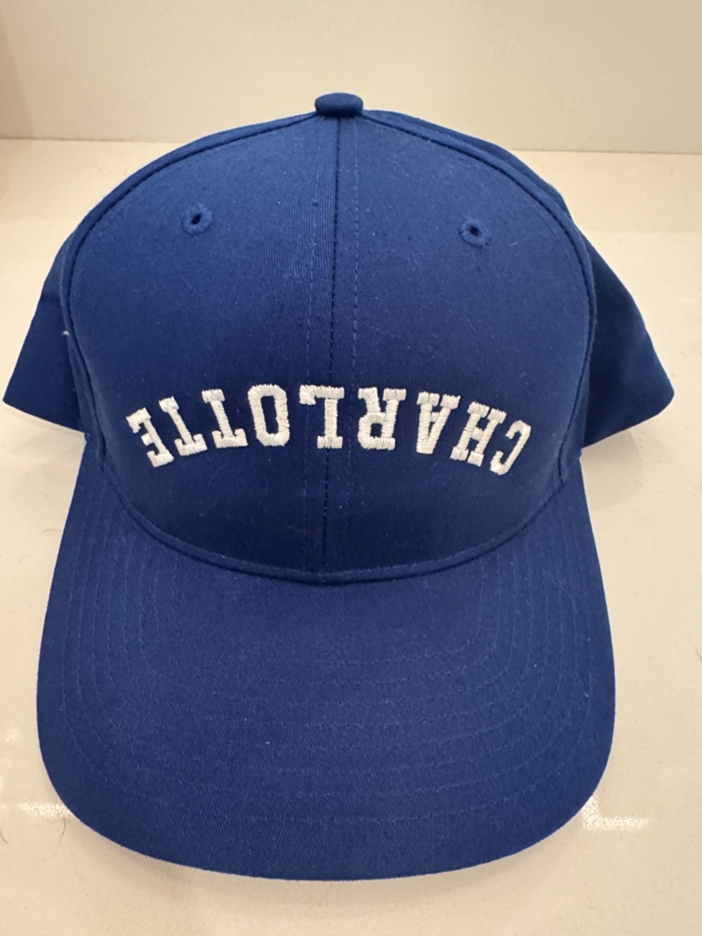 CHARLOTTE Blue Baseball Cap